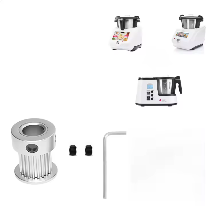 Reemplazo de reparación de engranajes para Monsieur Cuisine Connect/Plus/Smart Blade Stop Running, piñón de reparación de aluminio para Lidl Silvercrest - 1