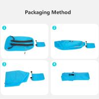 Mochila portátil para hombre y mujer, para acampar, senderismo al aire libre, impermeable, ligera, de nailon, Mini mochila de viaje, mochila plegable para hombre y mujer - details 1