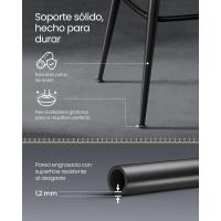 Giratorias de Barra con Respaldo, Cuero Sintético con Costuras, Moderno Siglo Medio, Altura 76 cm, - details 3