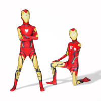 Trajes infantiles Avengers 4: Body ajustado de Iron Man de batalla + Disfraz de Capitán América para cosplay - details 5