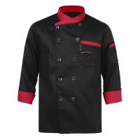 Ropa de Chef de manga larga, uniforme de cocina para restaurante, abrigo de Chef para hombres y mujeres, chaquetas de trabajo de camarero, uniforme profesional general - details 54