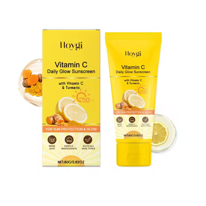 HOYGI vitamina C suave refrescante no pegajoso cuidado hidratante para la piel crema protectora de verano al aire libre - 1