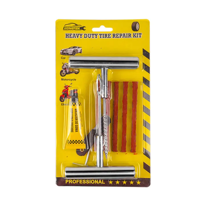 kit repara pinchazos coche Neumáticos mini caja de herramientas para casa - 1