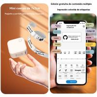 Impresora de Etiquetas Térmicas Bluetooth Portátil Pequeña, Ligera, Comodable para Imprimir Sin Tinta en Qualquier Lugar y Tiempo - details 5