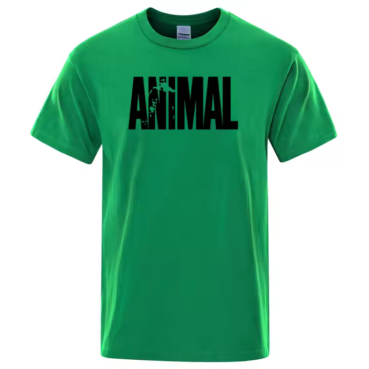 Camiseta Deportiva con Estampado de Animal para Hombre Prenda de Algodón, Manga Corta, Estilo Informal, Moda Masculina para Verano 2022 - 1