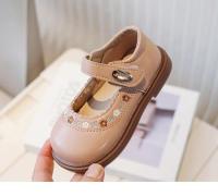 Zapatos de cuero de suela suave para niña, zapatos antideslizantes de princesa para niño, zapatos de flores bordadas para niño, zapatos Mary Jane informales versátiles de primavera - details 4