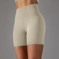 Hamidou-pantalones cortos deportivos de Yoga para mujer, mallas transpirables sin costuras para correr, ciclismo, cintura alta, entrenamiento, gimnasio, Verano - details 30