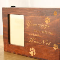 Urna para mascotas de madera maciza, urnas conmemorativas de cremación, tapa extraíble, urna conmemorativa única para perros, gatos, suministros funerarios para mascotas - details 2