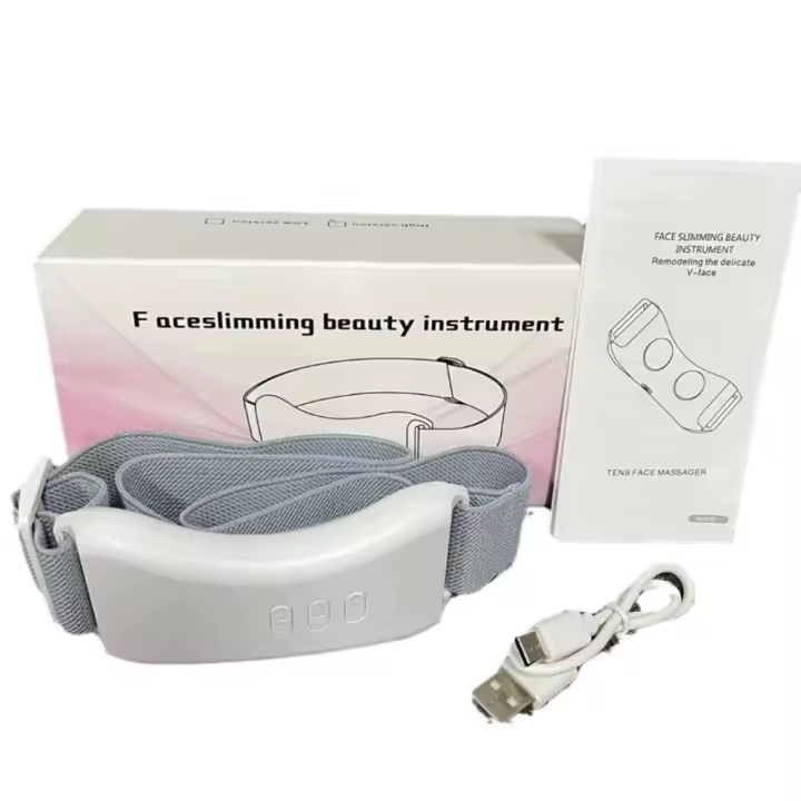 Dispositivo de masa Estimulador muscular pulso línea de mandíbula ejercicio V cara reafirmante y levantamiento Papad removedor adelgazamiento Facial - 1