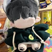 Sudadera con capucha para muñecas de algodón de 20cm, trajes con capucha, Mini ropa, sudaderas con capucha hechas a mano, Mini ropa bonita, ropa bonita para muñecas de 20cm - details 12