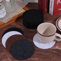 Vajilla de fieltro Simple, tapete de café antideslizante para el hogar, tapete para taza de té con aislamiento térmico, tapete para mesa, tapete para taza, tapete para hervidor - details 6