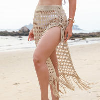 Falda de Playa de Verano Desirecat Cubierta de Traje de Baño de Malla de Poliéster Ligera y Secado Rápido Vestidos de Playa para Mujeres - details 21