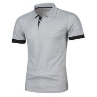Polo ajustado de manga corta para hombre, Camisa lisa con cuello suave, informal, para trabajo, Golf, senderismo, color rosa - details 5