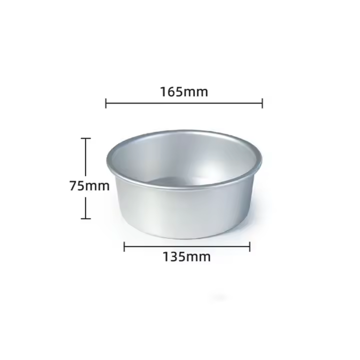 Molde redondo de aleación de aluminio para hornear, herramientas para hornear, accesorios de cocina, molde para pasteles DIY, sartén para pasteles, nuevo - 1