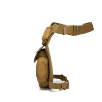 Bolsa de pierna táctica de camuflaje al aire libre entrenamiento al aire libre camping pequeña riñonera montar en montaña riñonera impermeable multifuncional - details 1