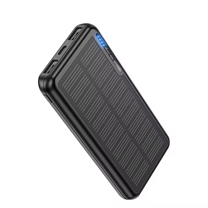 Banco de energía Solar, 20000 mAh, PD18W, carga rápida bidireccional, interfaz múltiple USB para exteriores - 1