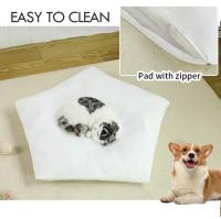 Carpa Para Mascotas Tepee Para Gatos Y Perros Casa De Perro Portátil Desmontable Lavable Con Almohada Y Tablero Para Pupusas Casa Para Gatos - details 5