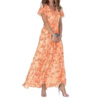Vestido floral de gasa de las mujeres 2025 nuevo vestido largo primavera y verano impresión falda de gama alta ropa de mujer - details 24