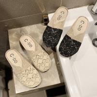 Verano nuevas zapatillas de mujer malla transpirable fondo plano pie arrastre de las mujeres de gran tamaño de comercio exterior zapatillas de mujer - details 18