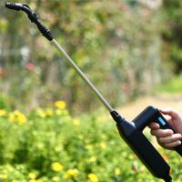 Pulverizador eléctrico, pulverizador a batería, pulverizador telescópico para césped y jardín, 2 boquillas y manguera de 5M, pulverizador de agua recargable - details 6