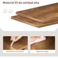 Estantería para Libros de Pie, Librería Vertical con 3 Compartimentos Abiertos, 2 Cajones y 1 Armario, Libreria Blanca de Almacenaje para Oficina, Salón, Dormitorio, Cocina, 30x24x158cm - details 14