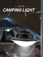 Luz de Camping de 3 modos, linterna portátil Retro con batería recargable de 18650, Bombilla de iluminación para tienda de emergencia al aire libre con gancho, lámpara de tienda - details 0