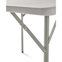 Mesa Plegable Portátil Multifuncional, 84x84x74cm, Cuadrada, Blanca - details 4