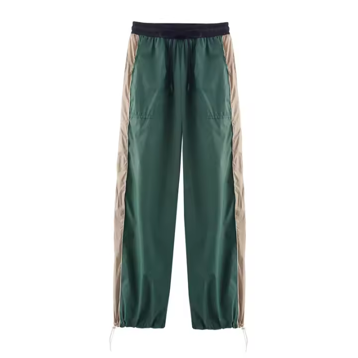 Conjunto Deportivo para Mujer OUWU Pantalones, Traje con Capucha y Cintura Elástica, Traje Informal Elegante para Primavera y Verano - 1