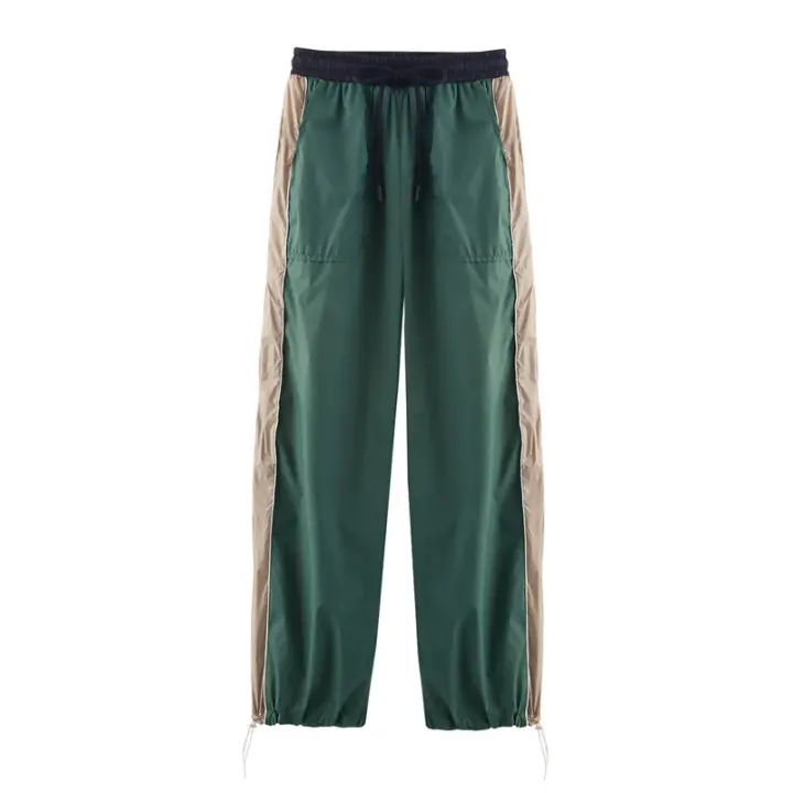 Conjunto Deportivo para Mujer OUWU Pantalones, Traje con Capucha y Cintura Elástica, Traje Informal Elegante para Primavera y Verano - 1