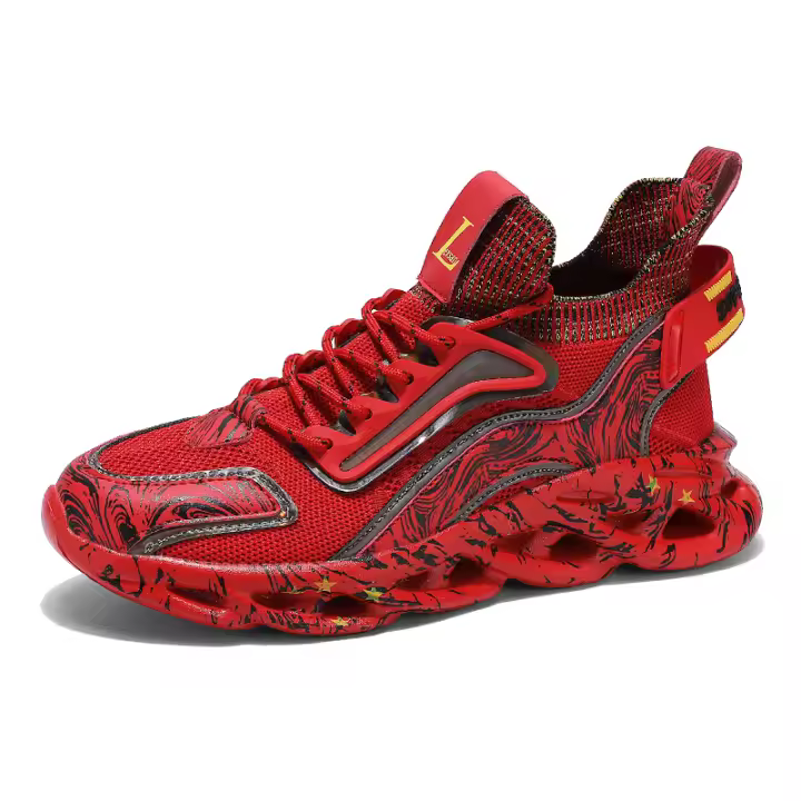Zapatos para correr para hombre, transpirables, para caminar al aire libre, ligeros, cómodos zapatos de entrenamiento deportivo - 1