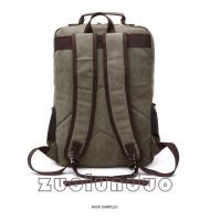 Bolso de Hombro Vintage de Lona PORCHEDDU Gran Capacidad para Hombres Bolsas Escolares para Adolescentes Mochila para Laptop - details 14