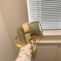Bolso bandolera pequeño de piel sintética para mujer, bolso de hombro dorado, bolso de diseñador, bolsos de moda - details 1