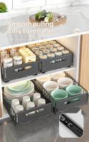 Organizador de Cocina con Estante de Almacenamiento Deslizable 1/2Pcs Tipo Cajón para Especias y Condimentos - details 0