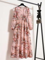 Vestido largo playero de verano para mujer, casual, elegante, de manga larga y corte en A. - details 23