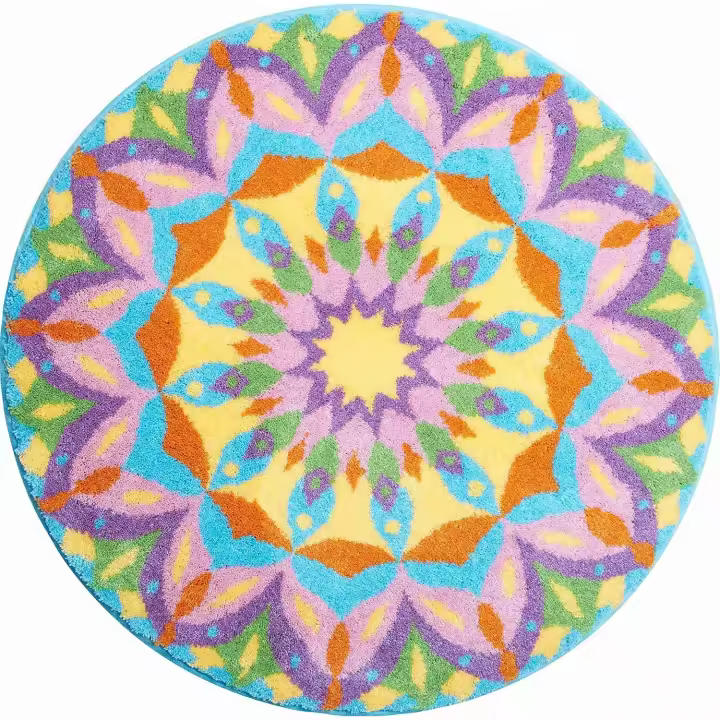 Grund Gratitude Alfombra de Baño, Poliacrílico Supersuave, Púrpura, 80 cm - 1
