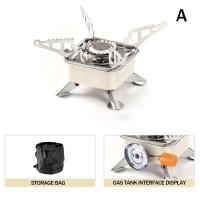 Mini calentador portátil, estufa, utensilios de cocina, quemador de gas plegable para exteriores, barbacoa, equipo, estufa de camping - details 12