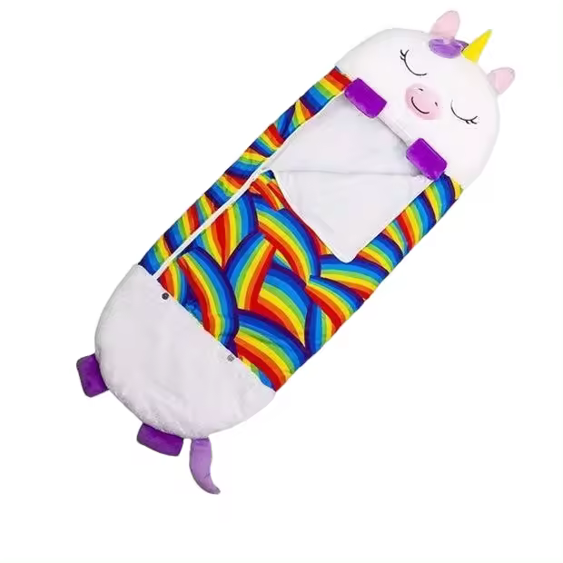 Saco de Dormir Plegable de Dibujos Animados para Bebés Bolsa de Dormir de Campamento para Niños Mayores de 3 Años Deportes y Salud - 1
