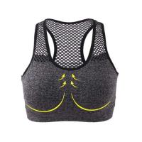 Sujetador deportivo transpirable para mujer, Top deportivo acolchado sin aros, absorbe el sudor, para correr - details 5