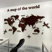 Pegatinas de pared de mapa del mundo, papel tapiz acrílico creativo 3D, Fondo de TV, decoración del hogar, sala de estar, oficina, Interior, 1 unidad - details 9