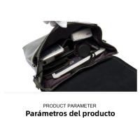 Nueva mochila, mochila simple para mujer, cuero de cera de aceite, mochila pequeña informal, bolso de viaje de alta gama de moda - details 17