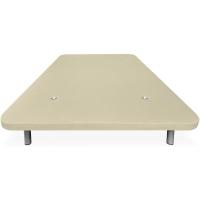 Base Tapizada 3D Extra Reforzada, Resistente y Robusta, con Barras de Refuerzo y 6 Patas metálicas roscadas de 25cm, 150x190, Beige - details 1