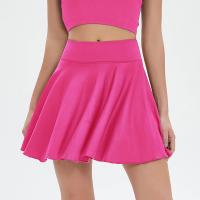 Falda de tenis para mujer, falda deportiva de Golf con volantes y pantalones cortos falsos de dos piezas, ropa de Golf para Fitness, falda de Yoga transpirable de cintura alta para baile - details 7