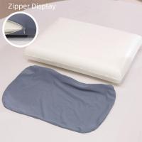 Almohada de seda de hielo transpirable, almohada cómoda con núcleo para las cuatro estaciones, almohada protectora para el cuello, almohada ligera de textura suave para siesta en la oficina - details 9
