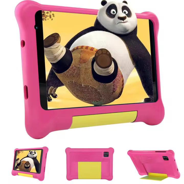 HotLight Tablet para niños Android 13,Tableta Infantil 7 Pulgadas con 5GB RAM 32GB ROM (TF 128GB),Cámara Doble,Bluetooth,Control Parental,Funda EVA (Azul) - 1