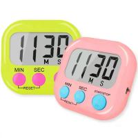 Reloj despertador con pantalla LED, cronómetro electrónico Manual, cuenta atrás, temporizador Digital magnético para deportes, cocina, ducha, estudio - details 5