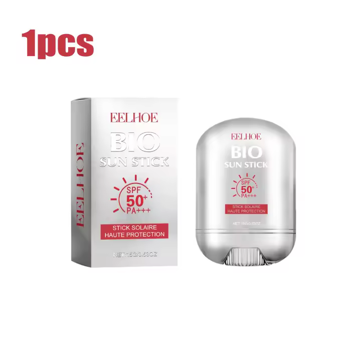 Barra de protección solar SPF50+ para cara y cuerpo, impermeable, a prueba de sudor, bloqueador solar portátil, protección UV, crema solar hidratante para viajes - 1