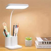 Lámpara de mesa LED USB para estudiantes universitarios, luz nocturna de lectura, protección ocular, 3 colores - details 7