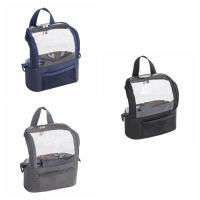 Bolsa de hombro para brochas de maquillaje profesional, contenedor de cosméticos de tela Oxford ligera, bolsa de almacenamiento de cosméticos transparente impermeable - details 1