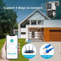 Cámaras de vigilancia exterior inalámbrico wifi doméstico Internet Voz HD inteligente 360 grados vigilancia - details 10