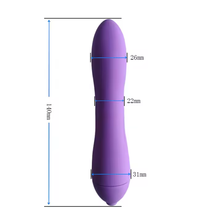 Juguetes sexuales. Vibrador Simulación Serie vegetal Masaje Stick Estimulación del punto G AV Stick Masaje de silicona Productos para adultos femeninos - 1